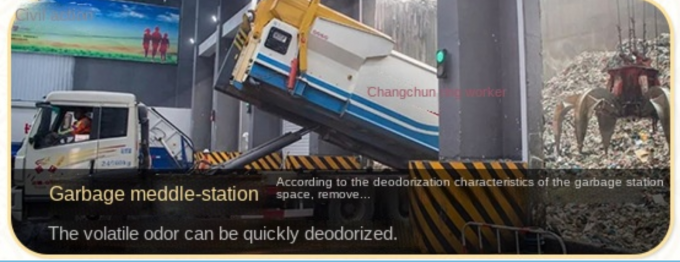 প্রিন্টিং ডাইং ওয়াটার ট্রিটমেন্ট কেমিক্যালস গারবেজ স্টেশন ডিওডোরেন্ট 2