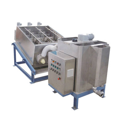 স্ক্রু প্রেস Dewatering মেশিন স্লাজ Dewatering ইউনিট স্লাজ ডিহাইডার সিস্টেম