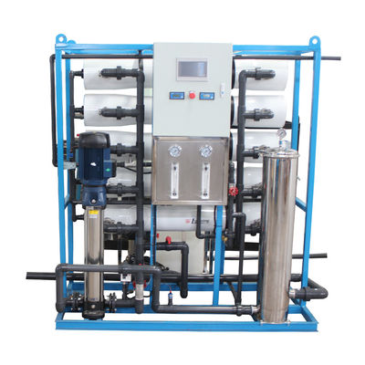 হোটেল জল সরবরাহের জন্য স্বয়ংক্রিয় PLC কন্ট্রোল RO জল বিশুদ্ধকরণ সিস্টেম 4000L/H